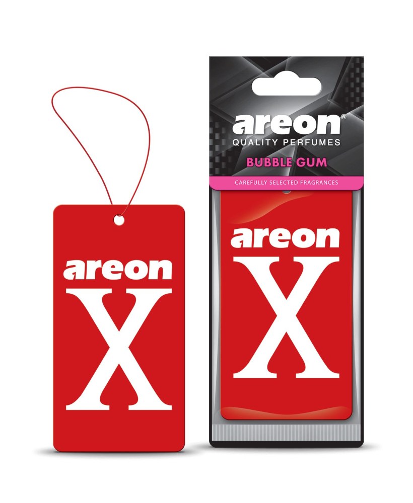 Ароматизатор AREON "X-VERSION RED-Bubble Gum" XV01