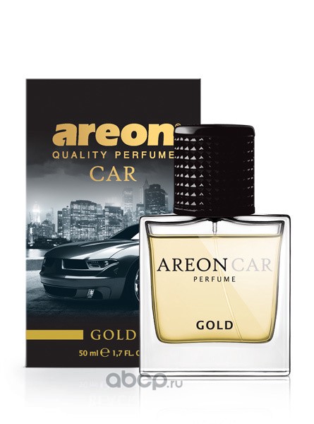 Ароматизатор AREON "PERFUME 50 ML GLASS" Gold MCP04
