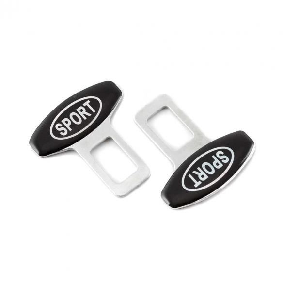 Заглушка замка ремня безопасности "Nova Bright" металлическая (2 шт.) 47758