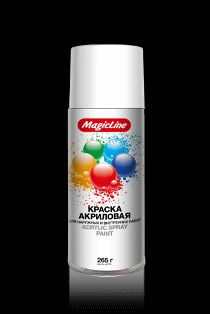 420 Краска белая матовая (265г) Magic Line