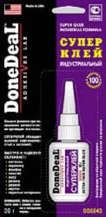 DD6643 Суперклей индустриальный ,не требующий  обезжиривания пов-тей 30г