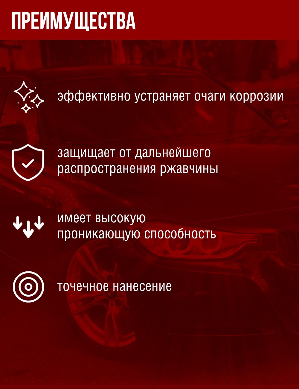 RW0362 Преобразователь ржавчины 30мл. (блистер)