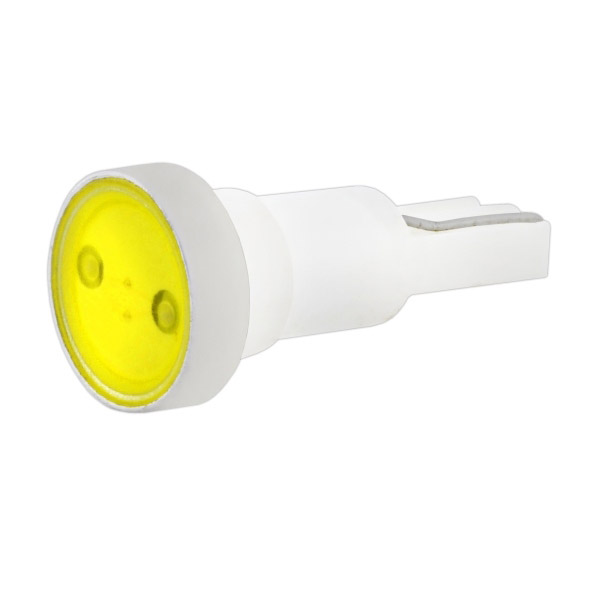 Автолампа диод T5 (W1,2W) 12V 1 SMD диод 1-конт Белая SKYWAY Панель min10