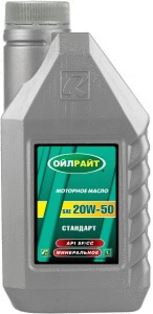 Oil Right Стандарт 20w50 1л масло моторное минеральное