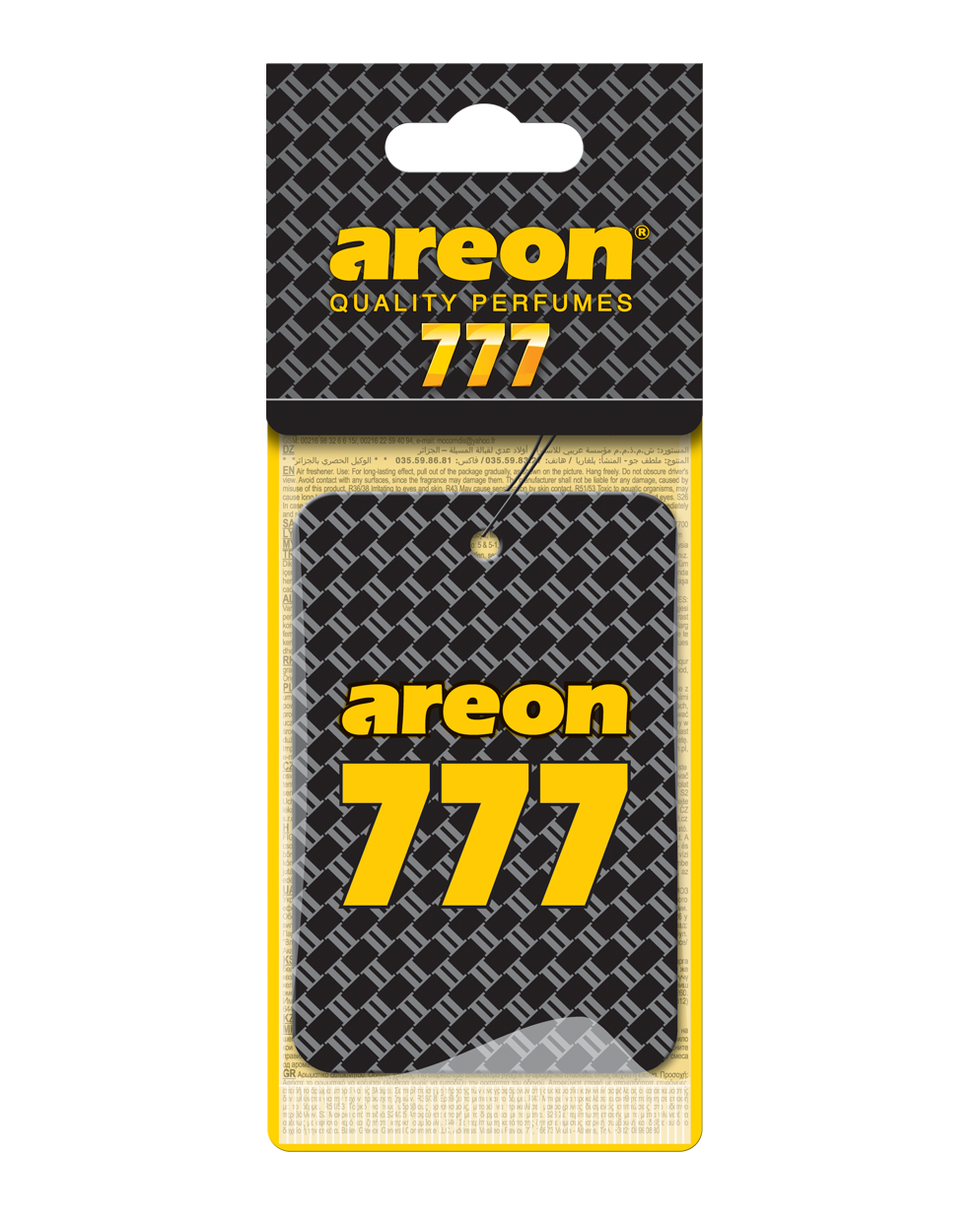 Ароматизатор AREON " 777 " DRY777S01