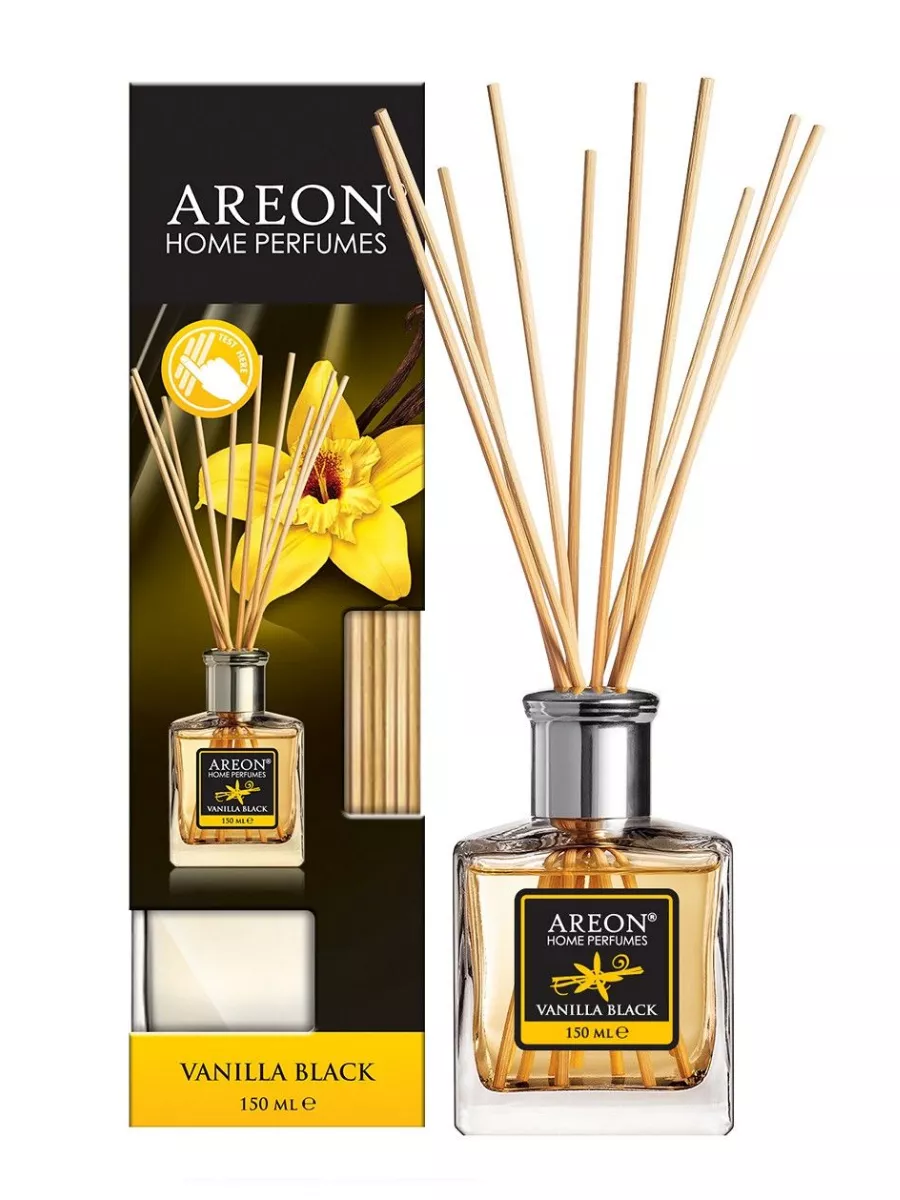 Ароматизатор AREON HOME PERFUME STICKS LUX-STANDART 150 ML Vanilla black HPS10 (HPL10)