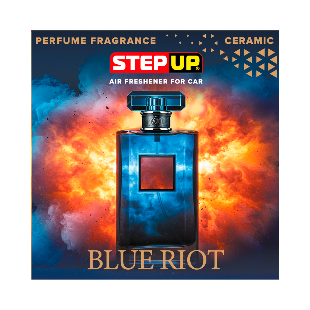 EC-SP1620 Ароматизатор воздуха для автомобиля. СИНИЙ ВЗРЫВ - BLUE RIOT;CERAMIC AIR FRESHENER FOR CAR