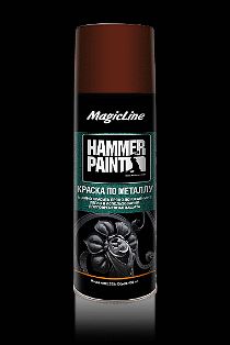 ML4005 Краска по металлу (молотковая) коричневый (265г)