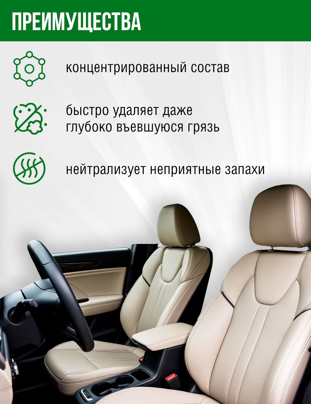 RW2006 Очиститель обивки салона 200мл.