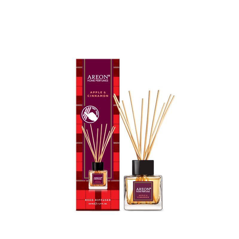 Ароматизатор AREON HOME PERFUME STICKS TARTAN 50 ML Apple & Cinnamon RHP04