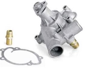 Насос водяной ГАЗ на двигатель ЗМЗ 4062 в инд. упак. все модели пласт.крыльч., прокл. 4062-1307010 Fenox HB1102L4.1