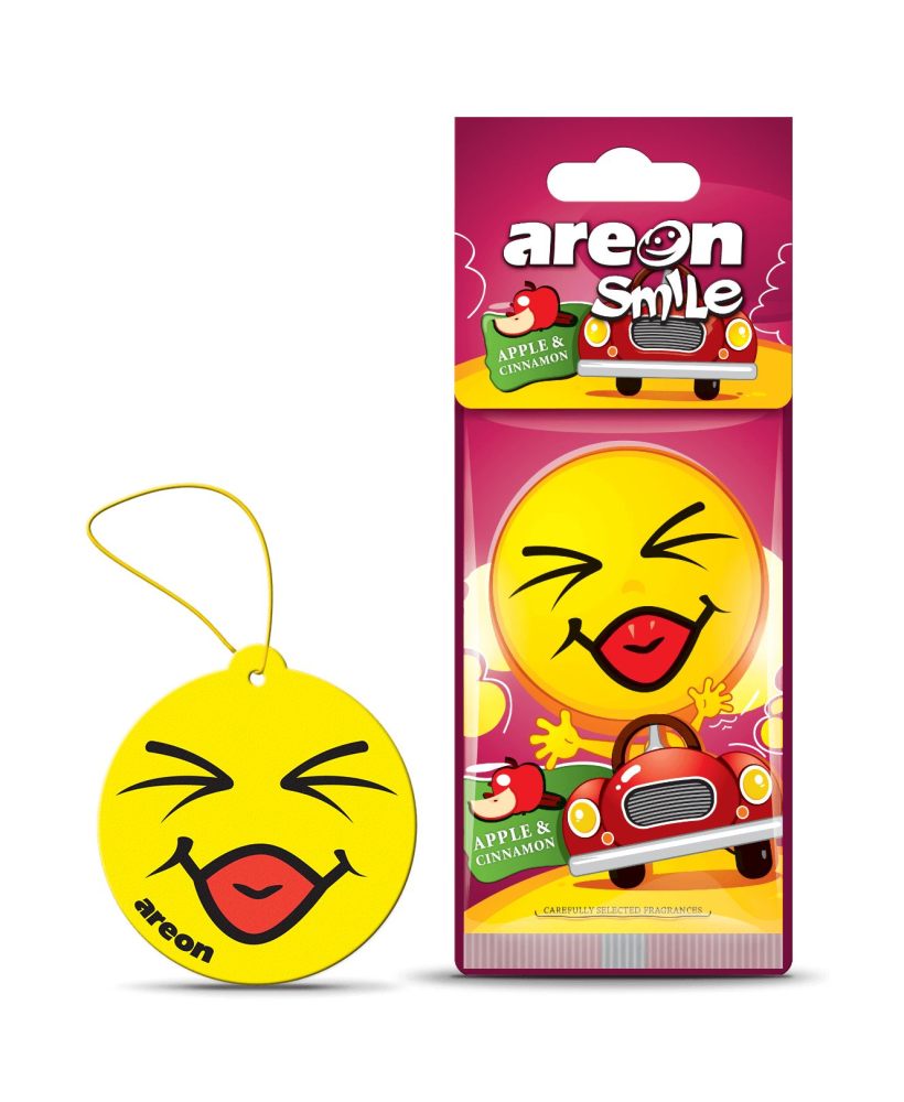 Ароматизатор AREON "SMILE RING" APPLE & CINNAMON ASD24