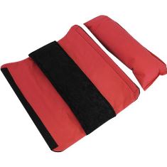 Подушка автомобильная на ремень безопасности с наполнителем 300х110 (черная)