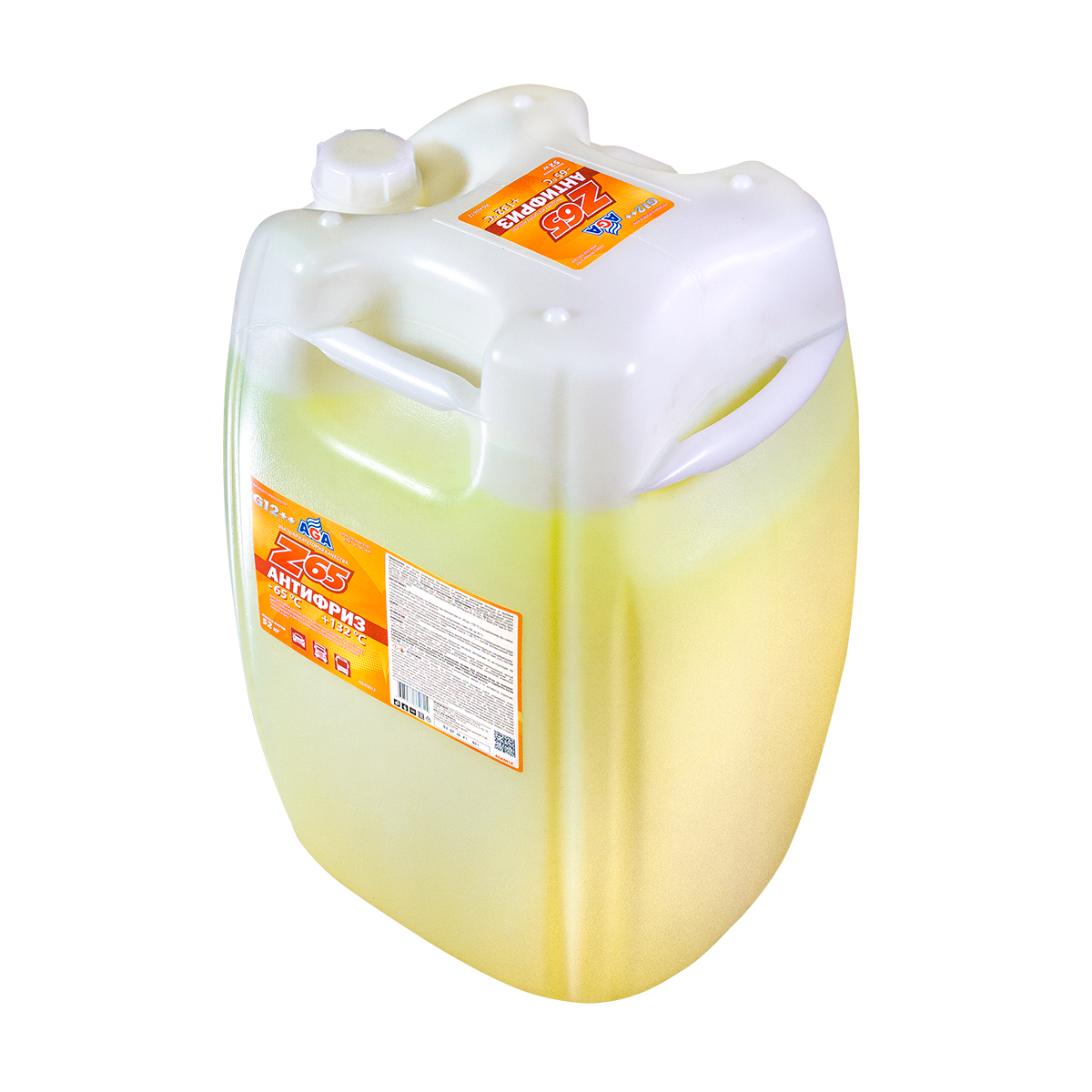 AGA061Z Антифриз  желтый -65С 52 кг;ANTIFREEZE AGA-Z65, PREMIX
