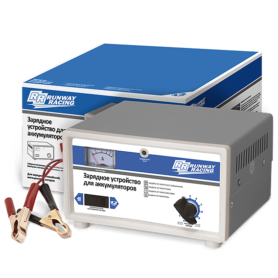 RR100 Зарядное устройство для аккумуляторов (6/12В; 0.5 - 6А)