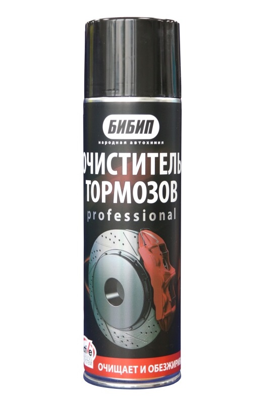  БИБИП Очиститель тормозов professional на углекислоте, аэрозоль 650 мл