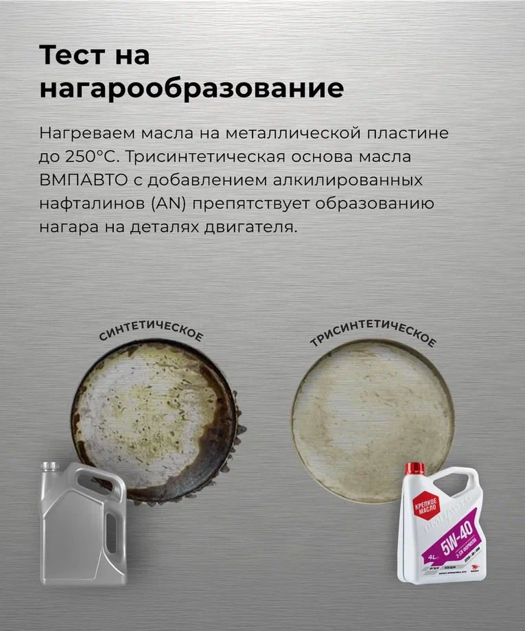 ВМПАВТО 5w40 SN/CF A3/B4  1л синт масло моторное 9222 +