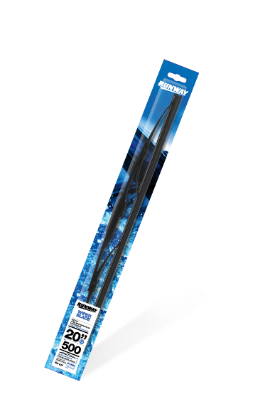 Щетка стеклоочистителя каркасная с графитовым покрытием 500 мм  RUNWAY