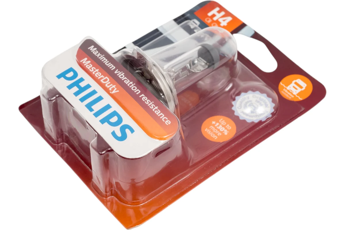 Лампа PHILIPS H4 24V 75/70W MasterDuty 13342MDB1 блистер 1шт
