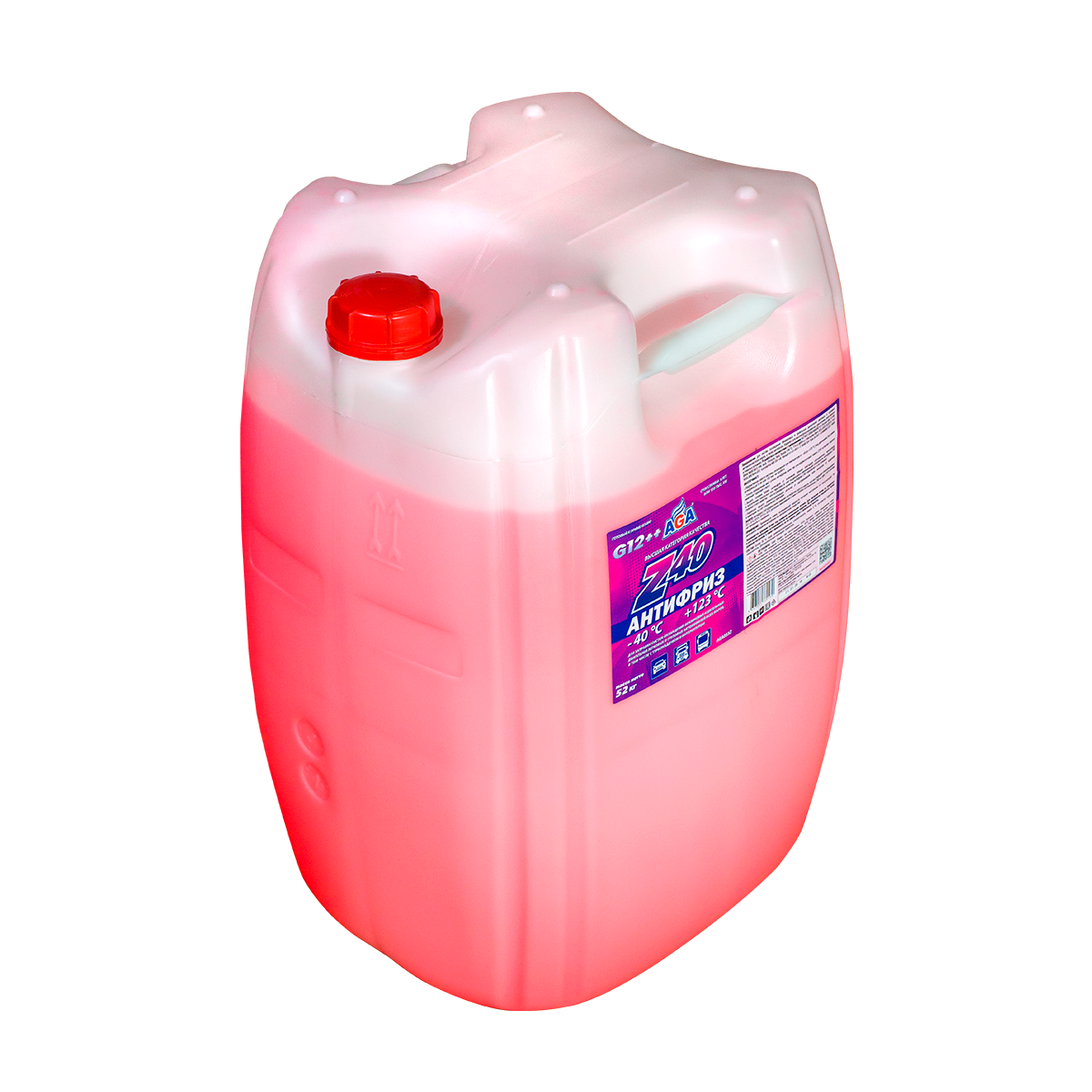 AGA053Z Антифриз  красный, -40С 52 кг;ANTIFREEZE AGA-Z40, PREMIX