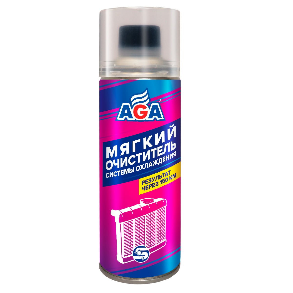 AGA705R Мягкий очиститель системы охлаждения 335 мл.