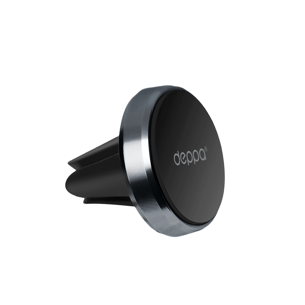 Автомобильный держатель Mage mini для смартфонов, магнитный, крепление на вент. решетку, графит Deppa 55144