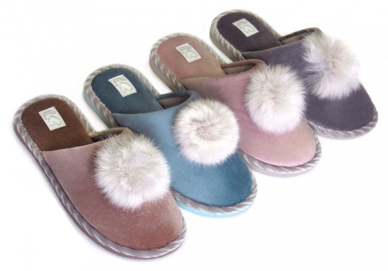 Обувь домашняя женская (пантолеты) 3285W-CH-C  мин зак 12 пар