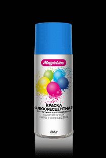 1090 Краска синяя флюорисцентная 265г