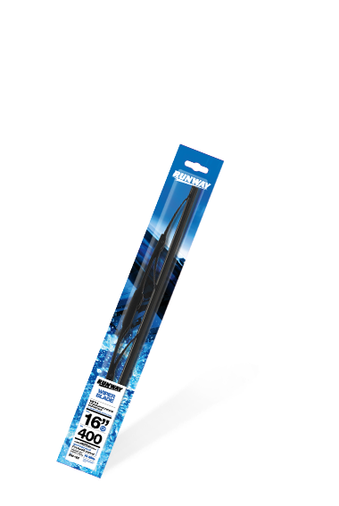 Щетка стеклоочистителя каркасная с графитовым покрытием 400 мм  RUNWAY