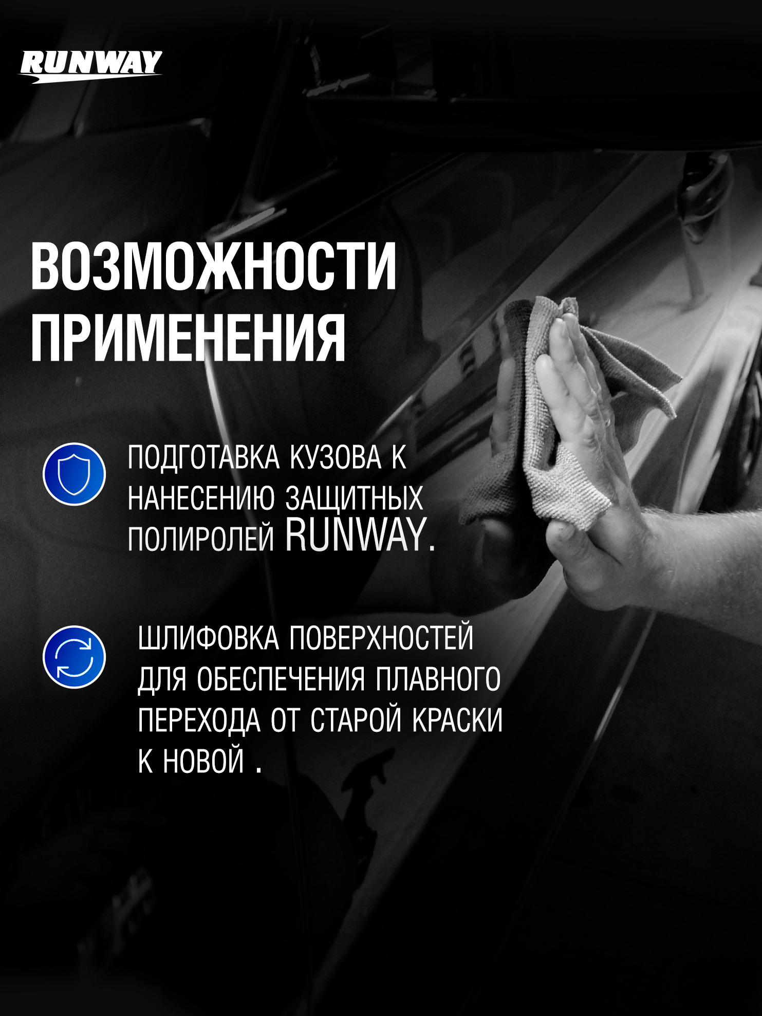 RW2543 Мелкоабразивный полировальный состав 250мл.