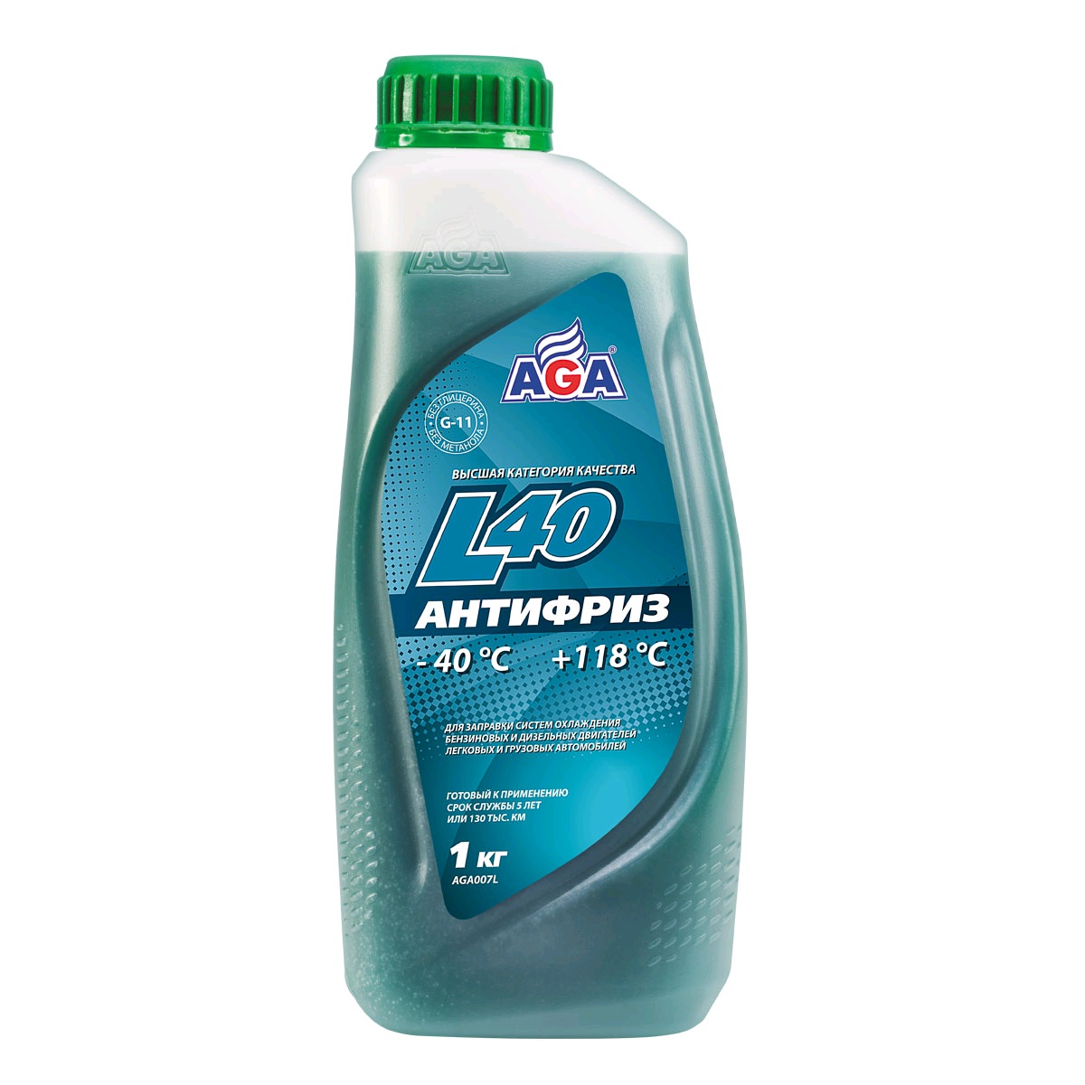 AGA007L Антифриз сине-зеленый, -40С, G11, 1кг