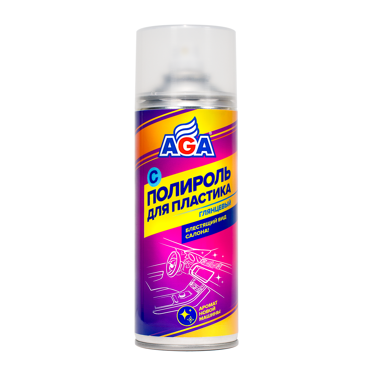 AGA453C Полироль для пластика, C3 520мл