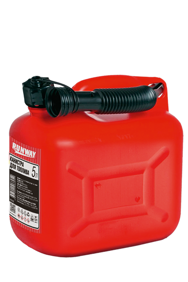 RR305 Канистра для топлива RUNWAY 5л, цвет красный