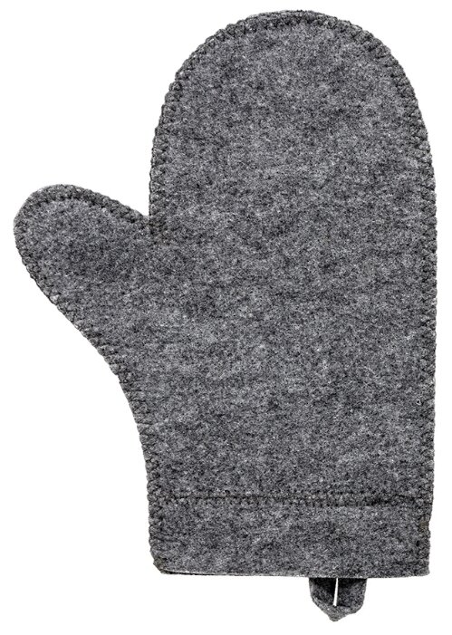 Рукавица для сауны серая "Hot Pot"/20