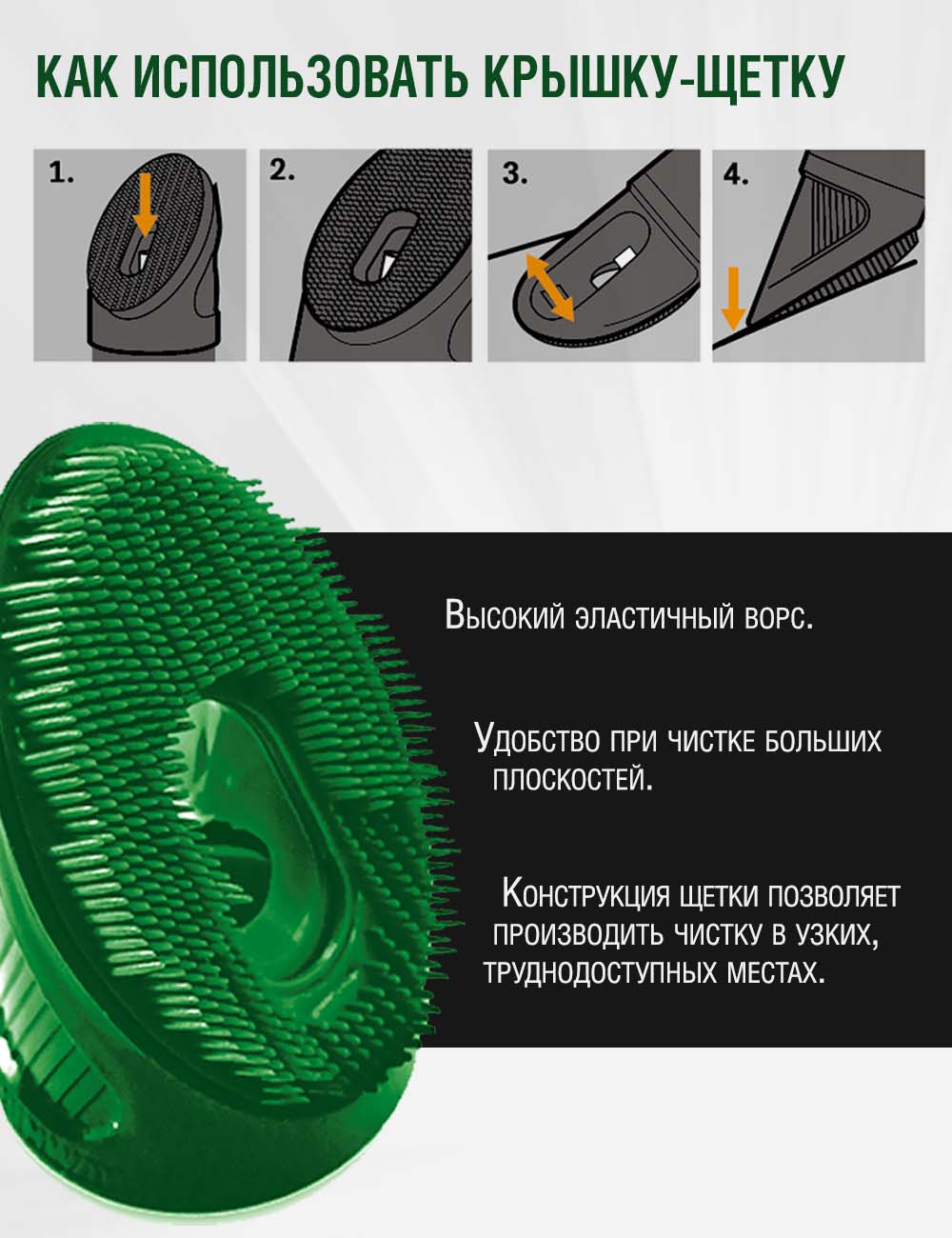 RW6145 Очиститель салона универсальный "2 в 1" 450 мл аэрозоль