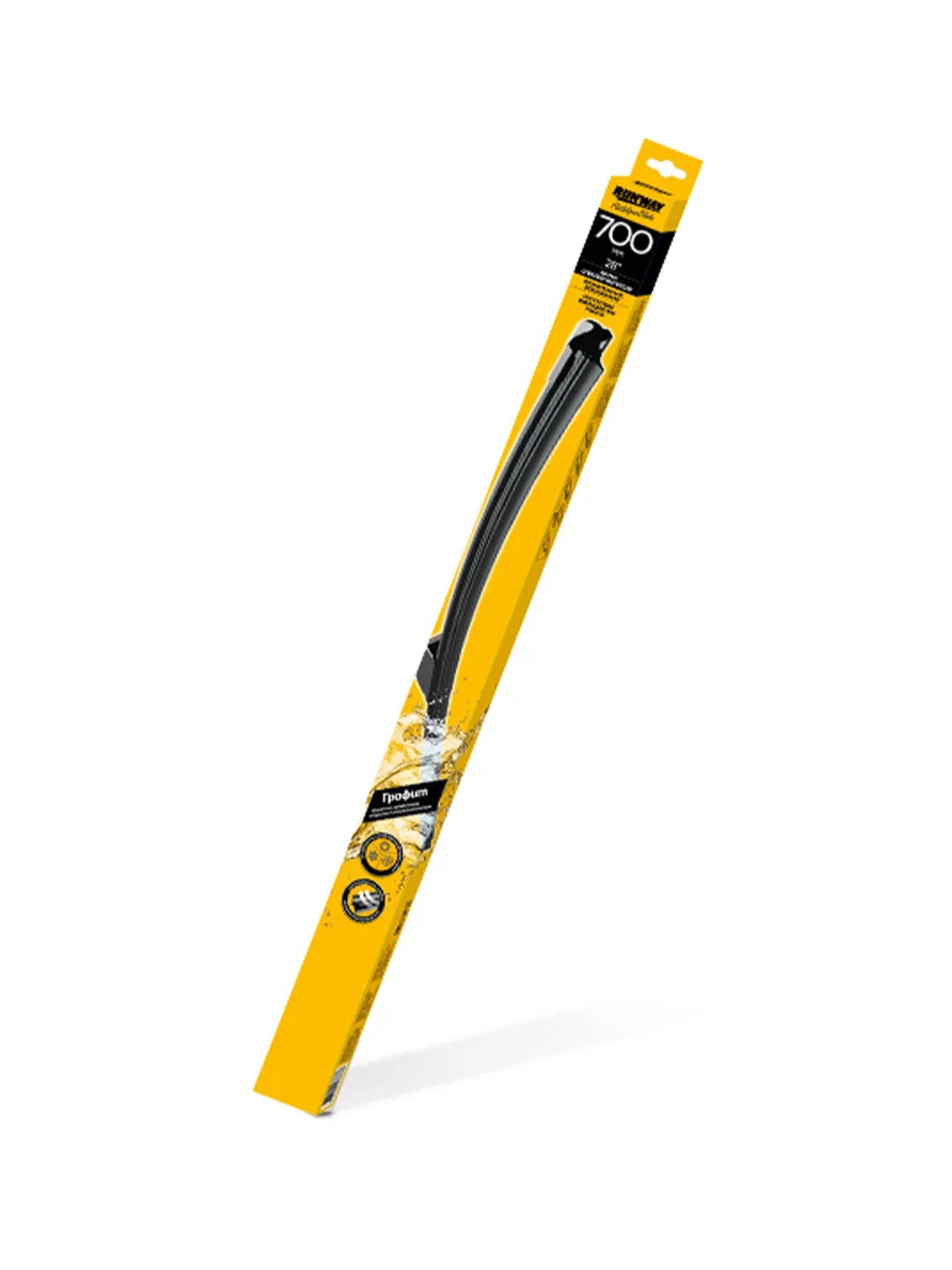 Щетка стеклоочистителя бескаркасная с тефлоновым покрытием 700мм RUNWAY