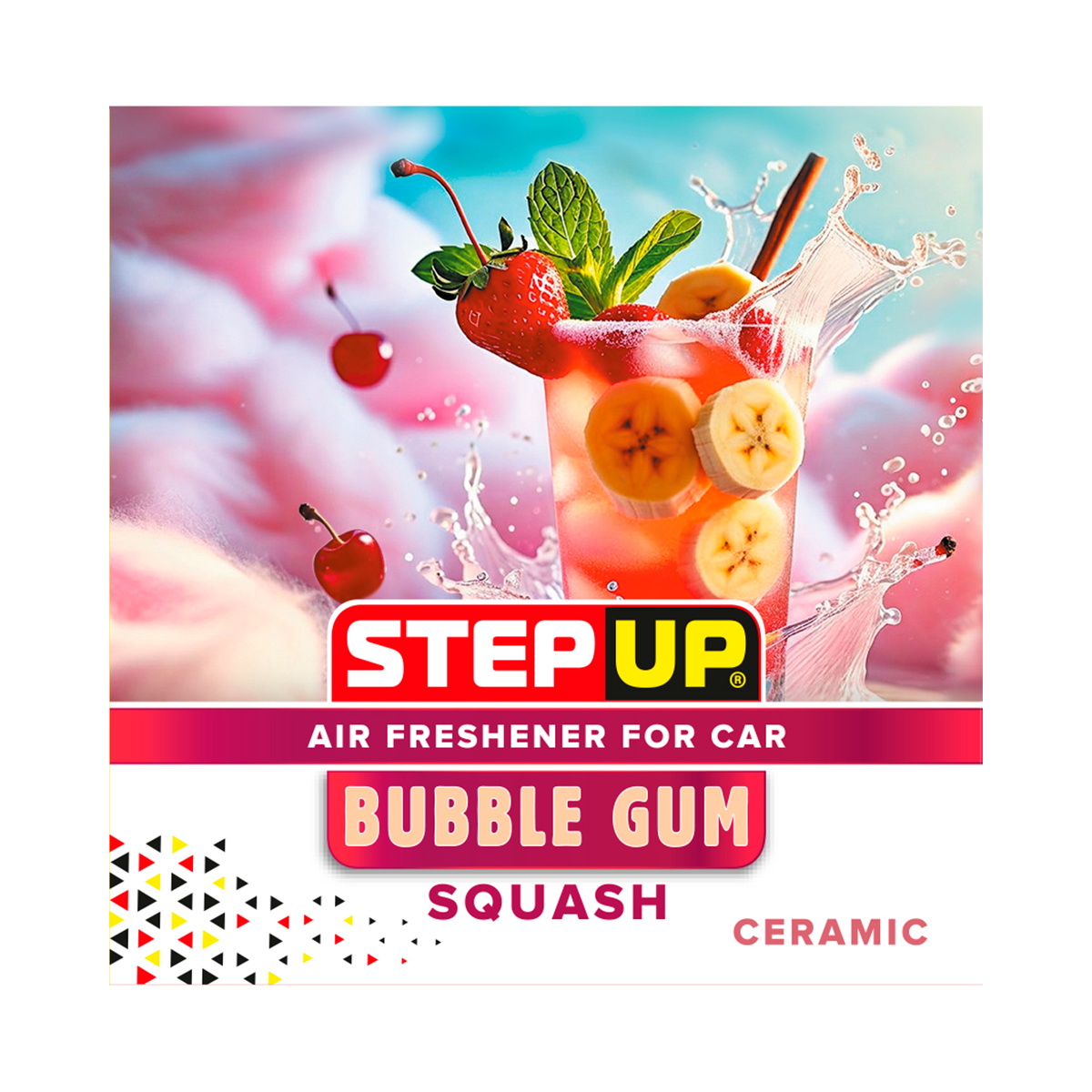EC-SP1617 Ароматизатор воздуха для автомобиля. СКВОШ и БАБЛ-ГАМ - SQUASH&BUBBLE GUM;CERAMIC AIR FRES