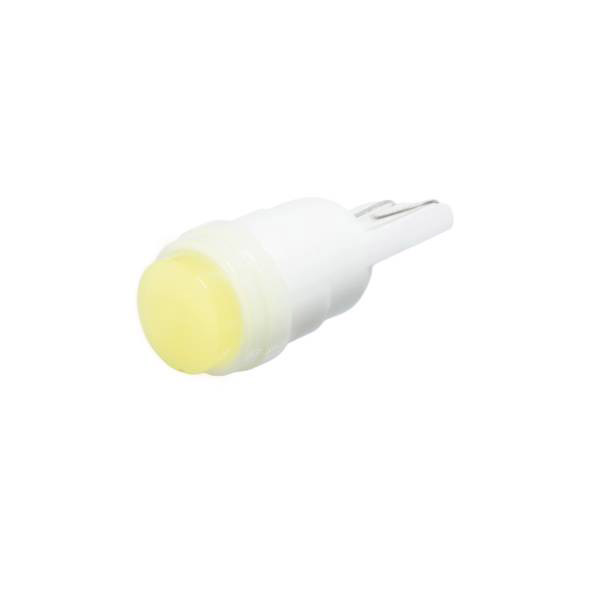 Автолампа диод T10 (W5W) 12V 1 SMD диод 1-конт фарфор Белая SKYWAY Салон, габариты, номер, стопы