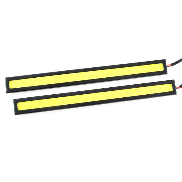 Ходовые огни SKYWAY 12V COB диод (~145*3*15мм) комп. 2шт