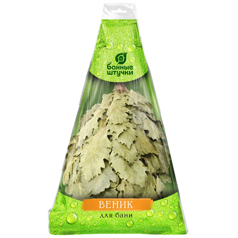 Веник дубовый в уп. "Банные штучки" /25