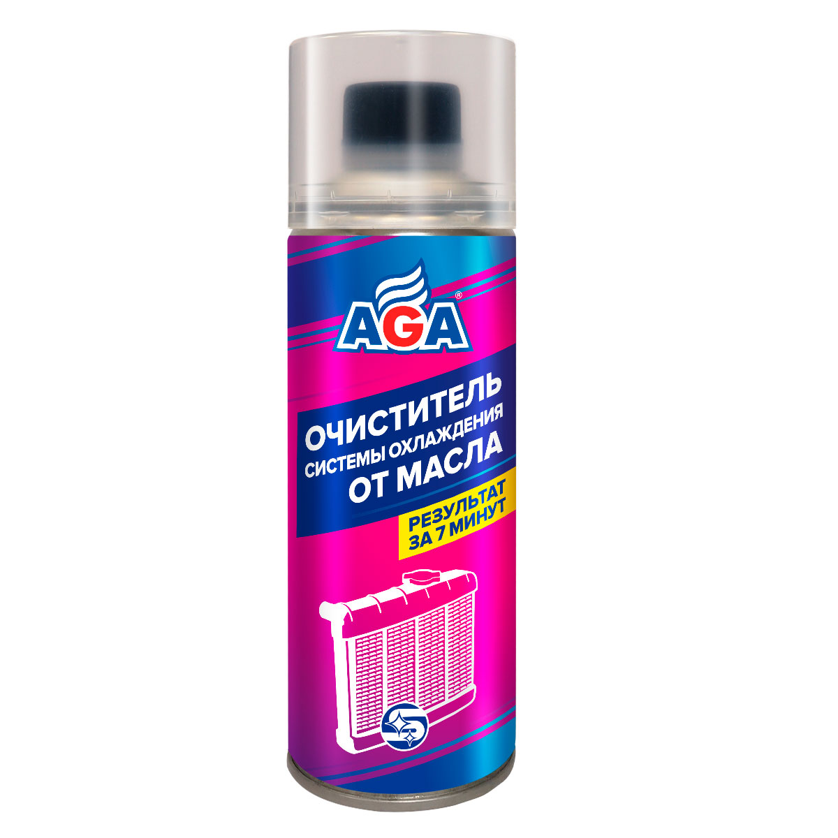 AGA704R Очиститель системы охлаждения от масла 335 мл.