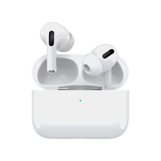 Беспроводные наушники с микрофоном Air Pro, TWS, BT 5.1, 250 мАч, QI, IPX4, белый, Deppa 44167