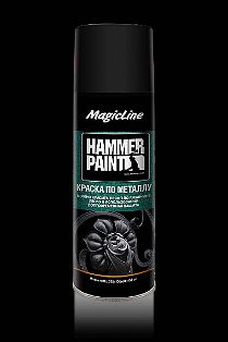 ML4000 Краска по металлу (молотковая) черный (265г)
