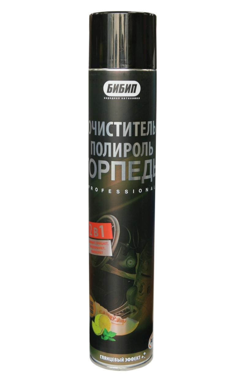  БИБИП Полироль пластика торпеды professional дыня+лимон аэрозоль 1000мл